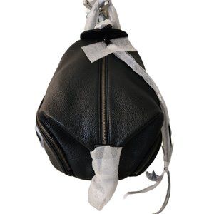 NWT Rebecca Minkoff Julian Medium Leather Backpack In Black